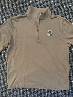 Cutter & Buck Black Logo Performance Pullover